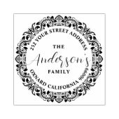 エレガントヴィンテージフローラフレーム2 ラバースタンプ (インプリント)