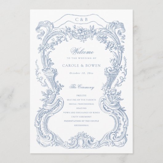 エレガントヴィンテージフローラブルートイルフレ結婚ーム プログラム (正面)