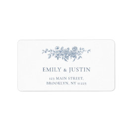 エレガントヴィンテージフローラブ結婚ルーのアドレス ラベル