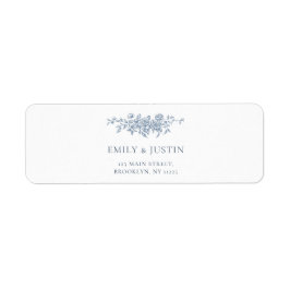 エレガントヴィンテージフローラブ結婚ルーのアドレス ラベル