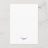 エレガントヴィンテージフローラブ結婚ルーのQRcode詳細 エンクロージャーカード (裏面)