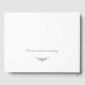 エレガントヴィンテージフローラブ結婚ルー ゲストブック (裏面)