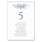 エレガントヴィンテージフローラブ結婚ルー テーブルナンバー (正面)