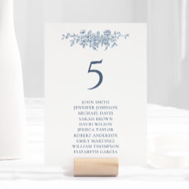 エレガントヴィンテージフローラブ結婚ルー テーブルナンバー