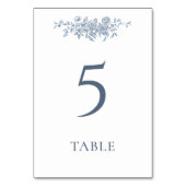 エレガントヴィンテージフローラブ結婚ルー テーブルナンバー (正面)