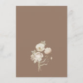 エレガントヴィンテージフローラブ結婚ロン詳細 エンクロージャーカード (裏面)