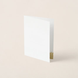 エレガントヴィンテージフローラペイズリーサンキューカード 箔カード