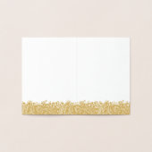 エレガントヴィンテージフローラペイズリーサンキューカード 箔カード (内部)