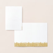 エレガントヴィンテージフローラペイズリーサンキューカード 箔カード (ディスプレー)