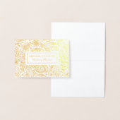 エレガントヴィンテージフローラペイズリー 箔カード (ディスプレー)