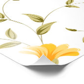 エレガントヴィンテージフローラ壁紙ポスター フォトプリント            (角)