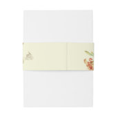 エレガントヴィンテージフローラ招待状用帯 招待状ベリーバンド (裏面例)