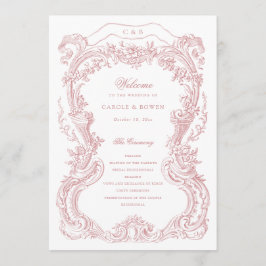 エレガントヴィンテージフローラ赤面トイル結婚フレーム プログラム