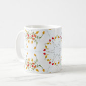 エレガントヴィンテージフローラ コーヒーマグカップ (正面左)