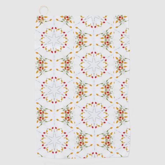 エレガントヴィンテージフローラ ゴルフタオル (正面)