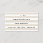 エレガントヴィンテージフローラ | シャンパンタン 名刺 (裏面)