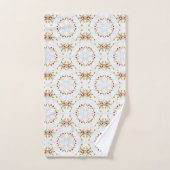 エレガントヴィンテージフローラ バスタオルセット (ハンドタオル)