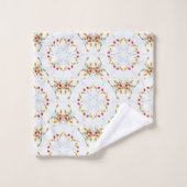 エレガントヴィンテージフローラ バスタオルセット (ウォッシュタオル)