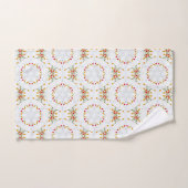 エレガントヴィンテージフローラ バスタオルセット (ハンドタオル)