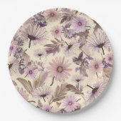 エレガントヴィンテージフローラ ペーパープレート (正面)
