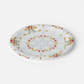 エレガントヴィンテージフローラ ペーパープレート (アングル)