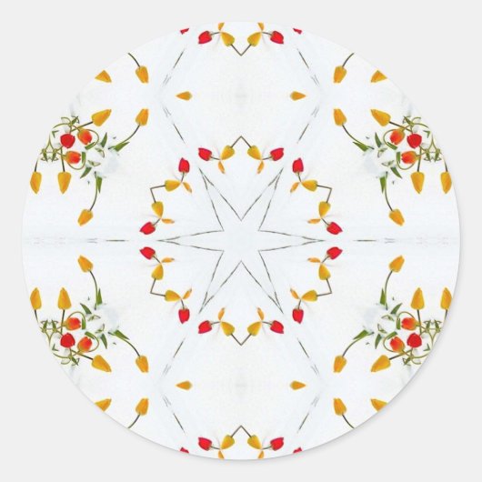 エレガントヴィンテージフローラ ラウンドシール (正面)