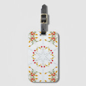 エレガントヴィンテージフローラ ラゲッジタグ (正面縦)