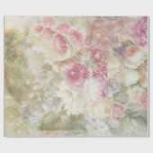 エレガントヴィンテージフローラ ラッピングペーパー (フラット)