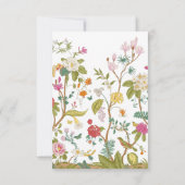 エレガントヴィンテージフローラ 出欠カード (裏面)