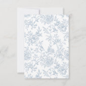 エレガントヴィンテージブフランスのルートイルフレーム サンキューカード (裏面)