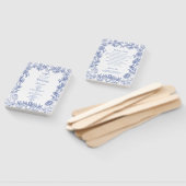 エレガントヴィンテージブフランスのルーフローラ結婚式 プログラム ハンドファン (組立なし)