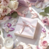 エレガントヴィンテージブライダルシャワーの願いとアドバイス ノートカード