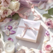 エレガントヴィンテージブライダルシャワーの願いとアドバイス ノートカード