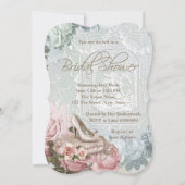 エレガントヴィンテージブライダルシャワー 招待状 (裏面)