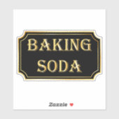 エレガントヴィンテージブラックと金ゴールドパントリーラベル シール (シート)