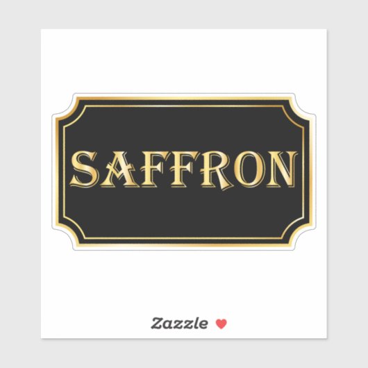 エレガントヴィンテージブラックと金ゴールドパントリーラベル シール (シート)