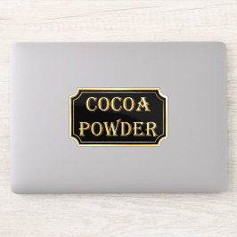 エレガントヴィンテージブラックと金ゴールドパントリーラベル シール