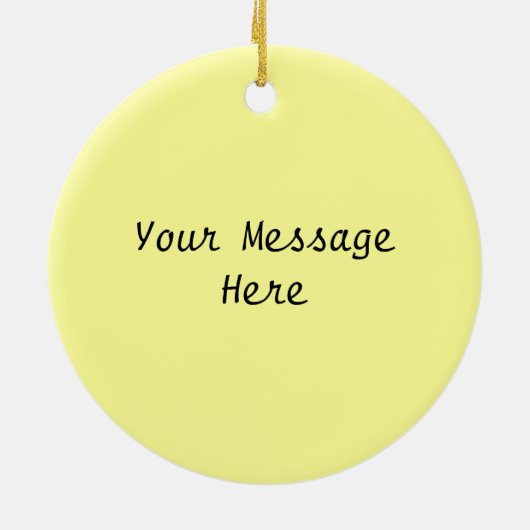 エレガントヴィンテージブラックバードイエロー セラミックオーナメント (裏面)