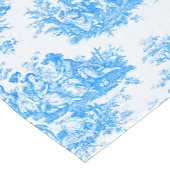 エレガントヴィンテージブルーターコイズトワルドジュイ ショートテーブルランナー (コーナー)