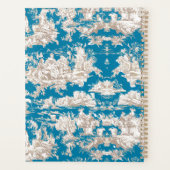 エレガントヴィンテージブルーターコイズレイクトワルドジュイ プランナー手帳 (裏面)