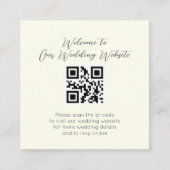 エレガントヴィンテージブルーホース結婚トイル エンクロージャーカード (正面)