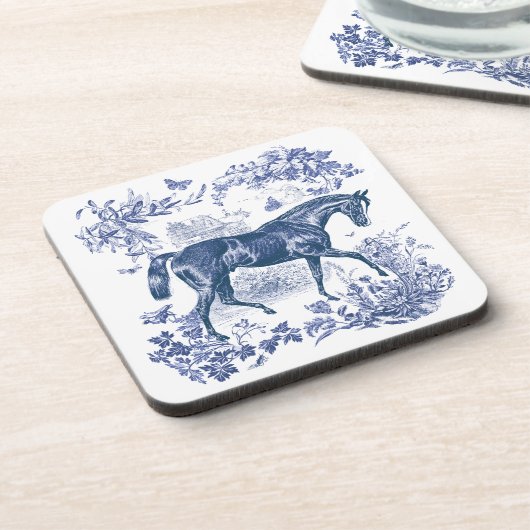 エレガントヴィンテージブ素朴ルーウズカントリートイル コースター (左側)