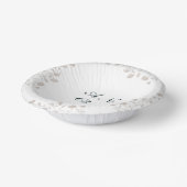 エレガントヴィンテージベージュ図書表紙結婚の ペーパーボウル