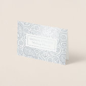 エレガントヴィンテージペイズリー 箔カード (正面)