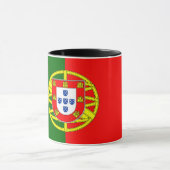 エレガントヴィンテージポルトガル国旗の陶磁器 マグカップ (中央)