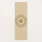 エレガントヴィンテージマンダラオンタンクローバー  ヨガマット (裏面)