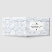 エレガントヴィンテージマ結婚ーブル ゲストブック (全面)