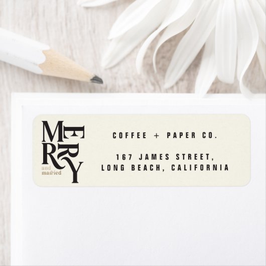 エレガントヴィンテージメリーと明るいレトロなクリスマス ラベル (インサイチュ)