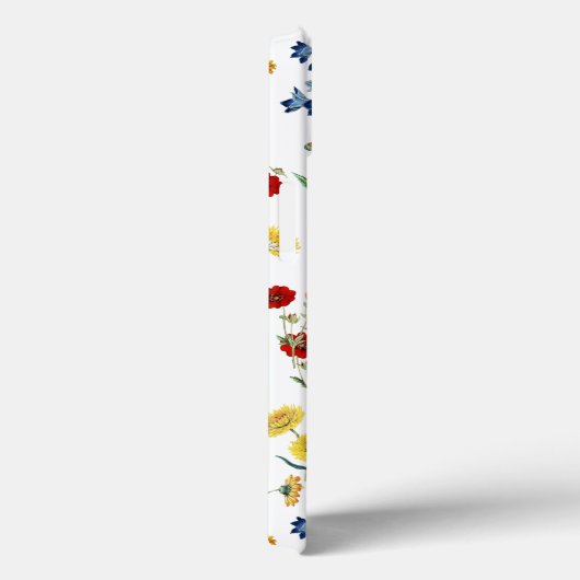 エレガントヴィンテージモダンワイルドフラワーポピーデイジー Case-Mate iPhoneケース (裏面 / 右)