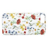 エレガントヴィンテージモダンワイルドフラワーポピーデイジー Case-Mate iPhoneケース (裏面(横))